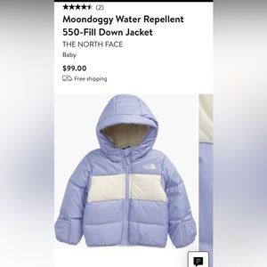 North Face Down Baby Down 6-12 Month Jacket